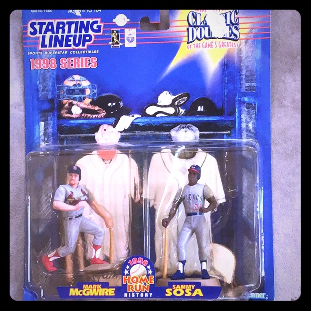 Mark McGwire Sammy Sosa Starting Lineup Figurines